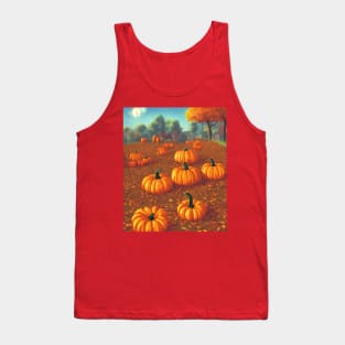 Pumpkin Patches All Over The Place in the Autumn Season Tank Top